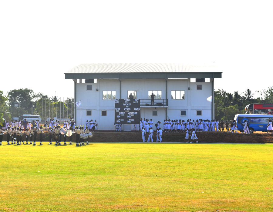 Construction of Cricket Ground for Royal College at Polonnaruwa